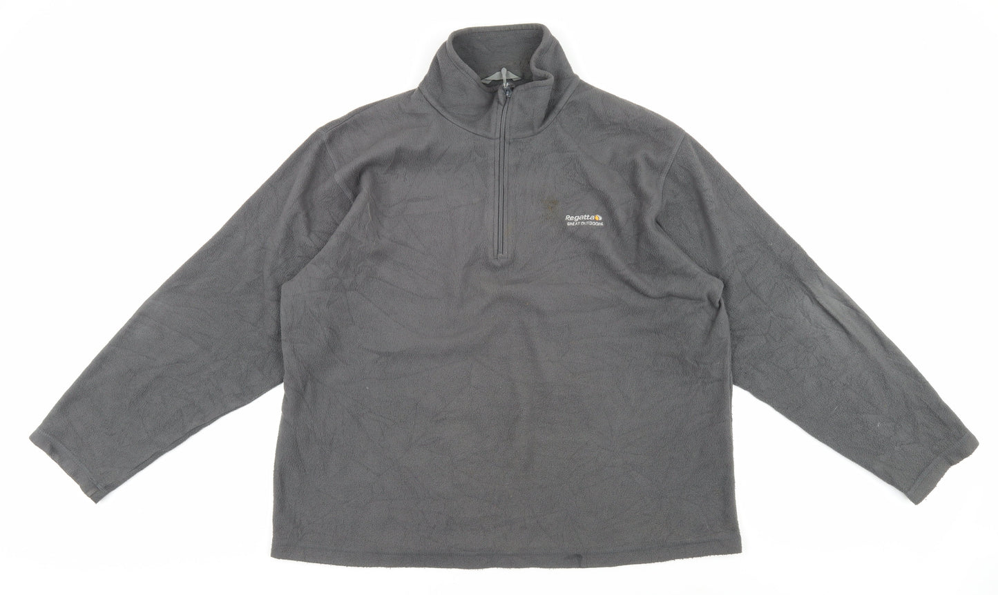 Regatta Men's Grey 2XL Fleece Pullover Sweatshirt