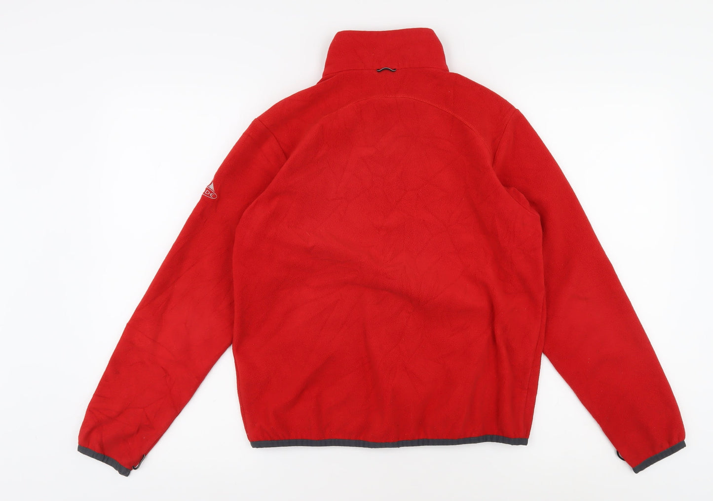 Vaude Boys Red Basic Jacket, Size 152, Fleece, Full Zip