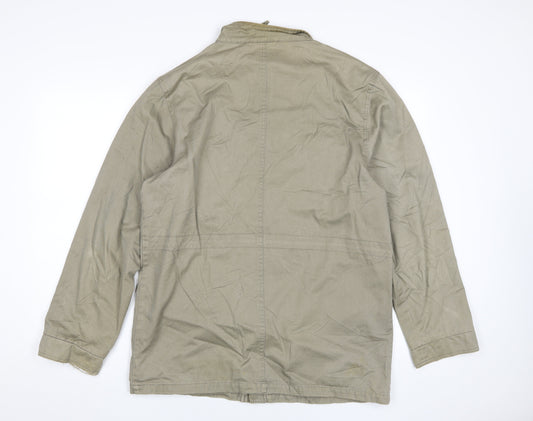 Etcetera Men's Beige Military Jacket M