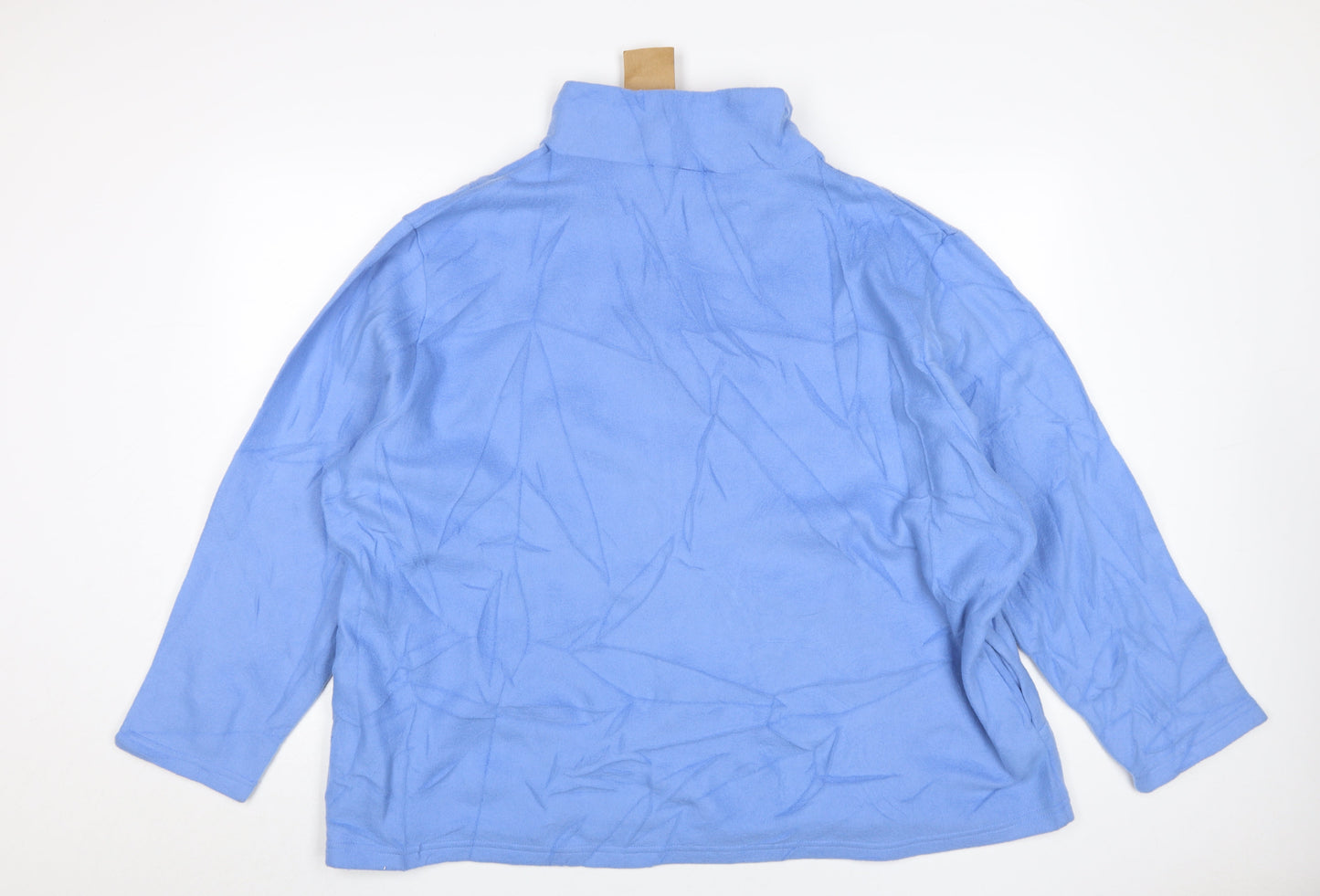 Anne De Lancay Blue Women's 2XL Fleece Jacket