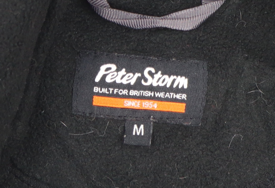Peter Storm Men's Black M Windbreaker Jacket - Casual Outdoor