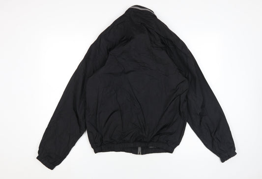 Rockport Men's Black Windbreaker Jacket S Casual