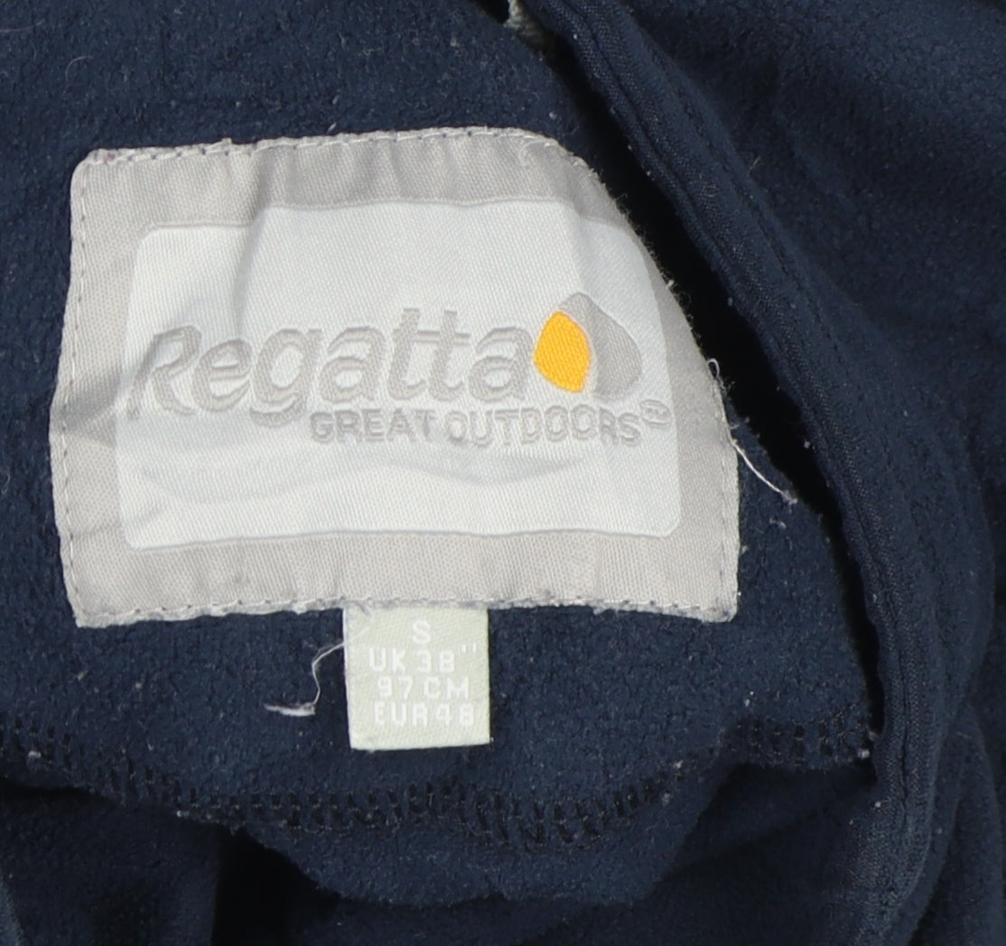 Regatta Men's Blue 1/4 Zip Fleece Sweatshirt S