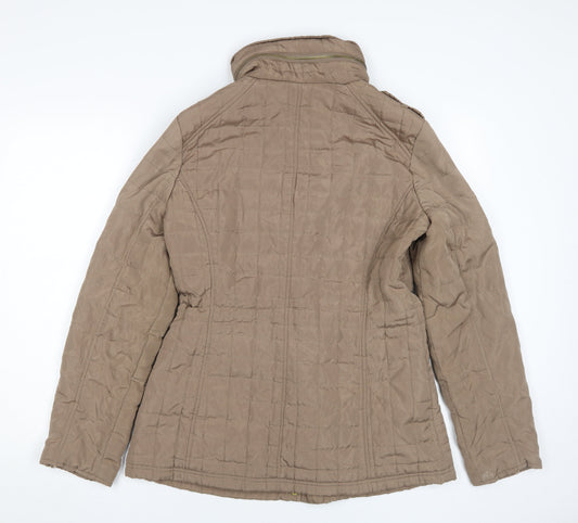 Michael Kors Women's Beige Quilted Jacket M