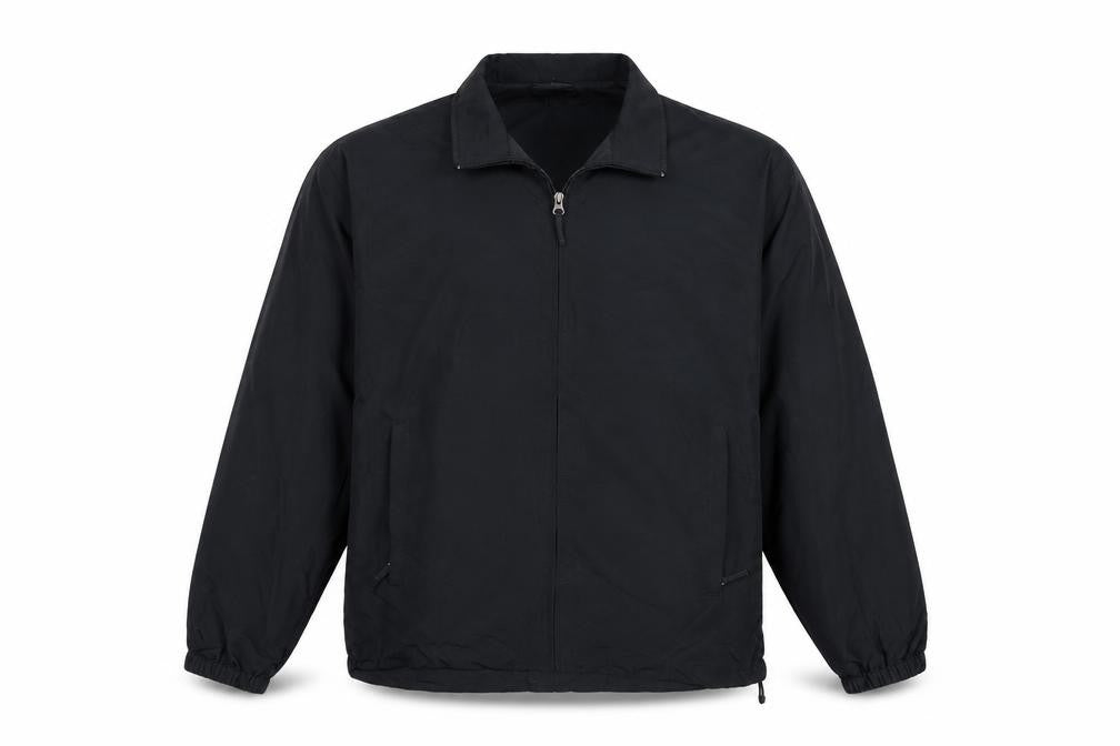 Lands' End Men's Black Windbreaker Jacket M