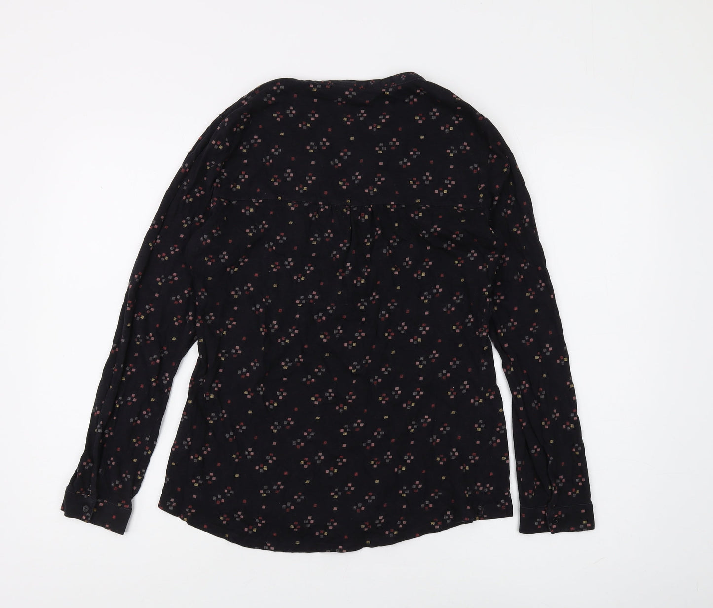 Marks and Spencer Women's Black Floral Blouse 10