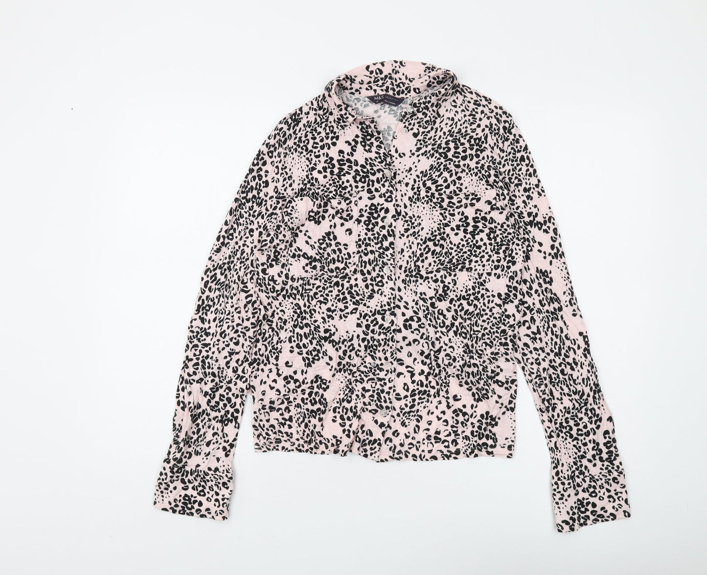 Marks and Spencer Women's Animal Print Blouse Size 10