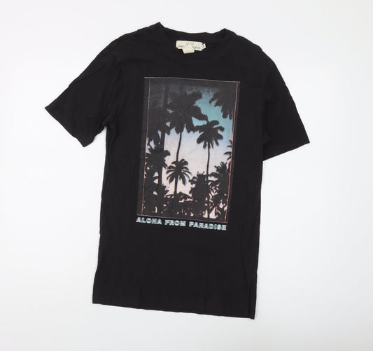 Label of Graded Goods Men's Black Beach T-Shirt XS