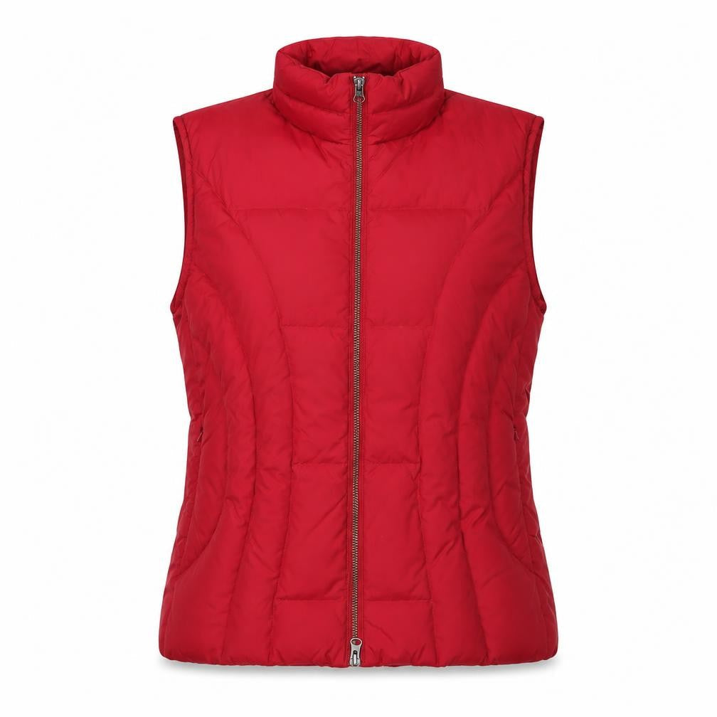 Ken Women's Red XL Puffer Waistcoat Casual