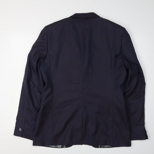 Ted Baker Men’s Blue Blazer, 40R, Regular Fit, Wool