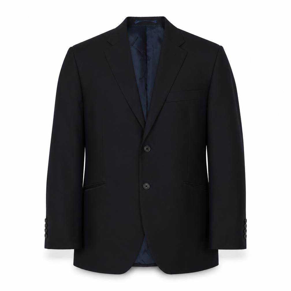 Mens 40 Chest Regular Howick Black Two-Button Blazer