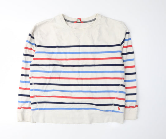 Joules Women's Multicoloured Striped Pullover Size 14