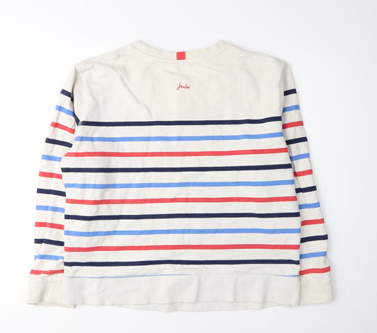 Joules Women's Multicoloured Striped Pullover Size 14