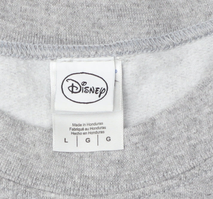 Disney Unisex Grey Mickey Mouse Christmas Sweatshirt L