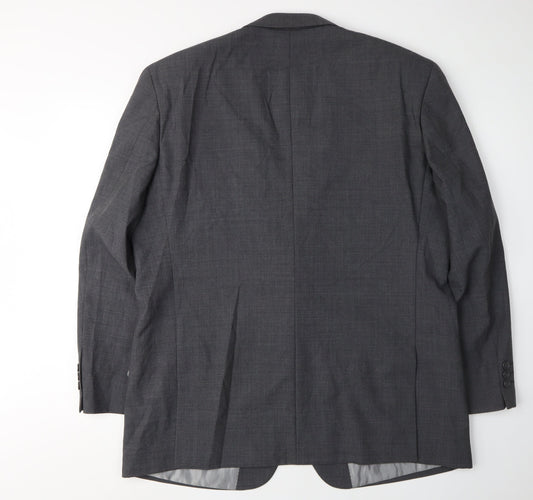 Skopes Men's Grey Blazer, Size 44S, Classic Fit