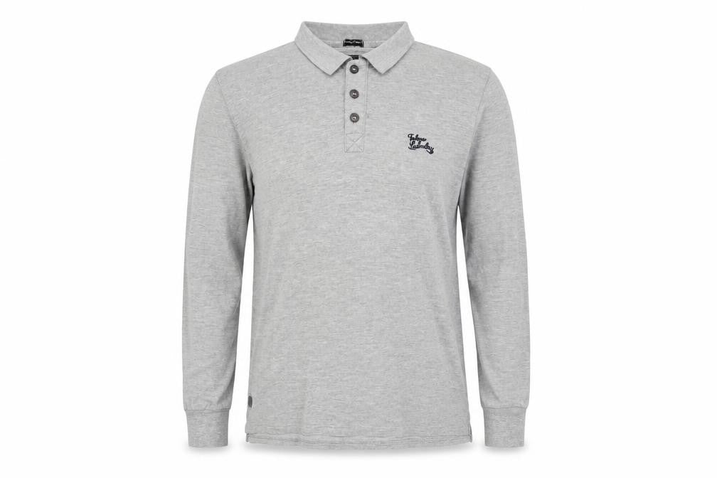 Tokyo Laundry Grey Men’s M Polo Long Sleeve