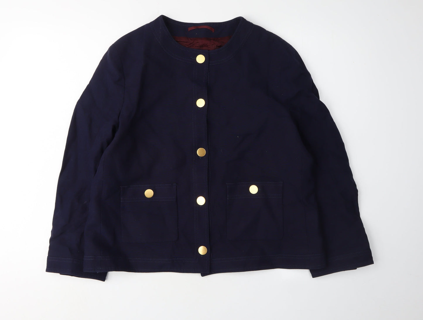 Gucci Women's Blue Blazer, Size 18, Regular Fit