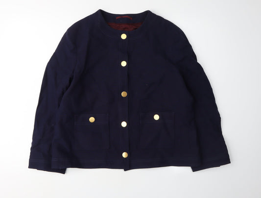 Gucci Women's Blue Blazer, Size 18, Regular Fit