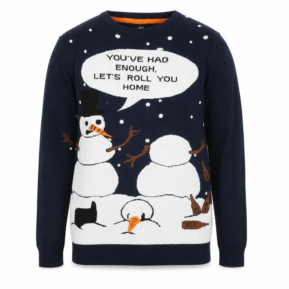 Threadbare Christmas Blue Men's M Pullover Sweater