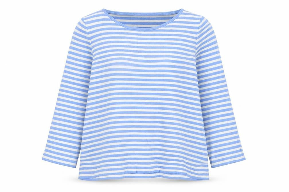 Womens UK Size XS Gap Blue Cotton T-Shirt