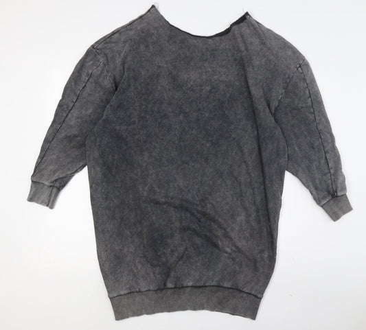 Collusion Women's Grey Pullover Sweatshirt Size 6