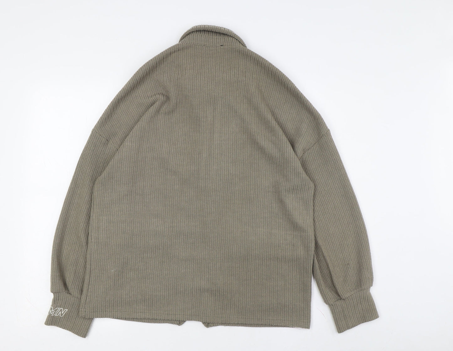 Boohoo Women's Green Basic Jacket, Size 8, Casual Style