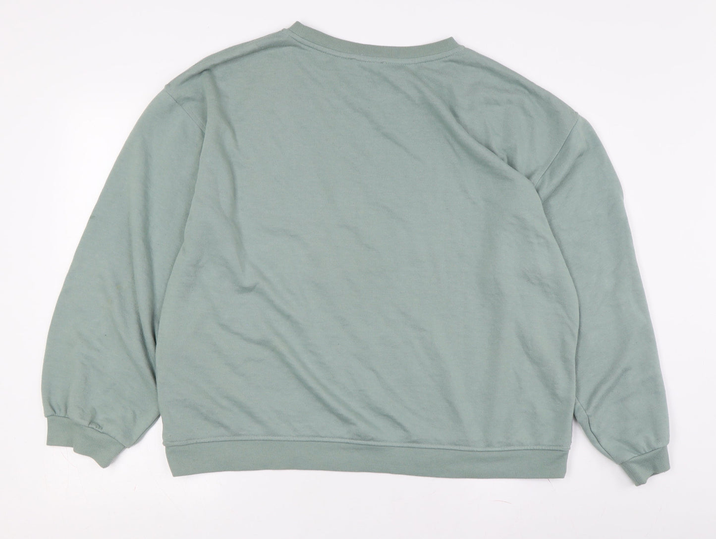 Tex Unisex Green Pullover Sweatshirt XL Casual