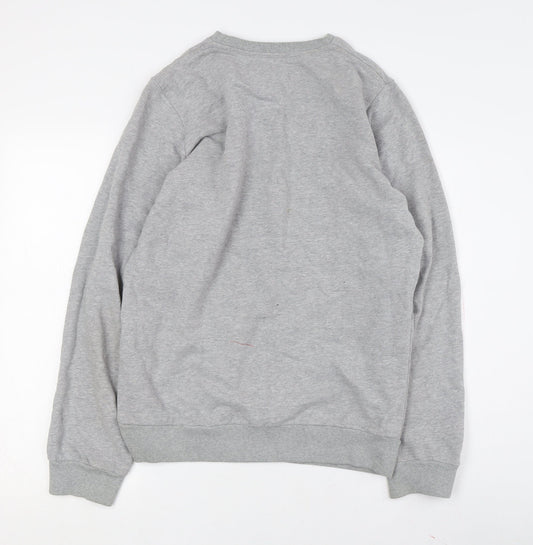 Supreme Unisex Grey Bear Print Sweatshirt, Size S