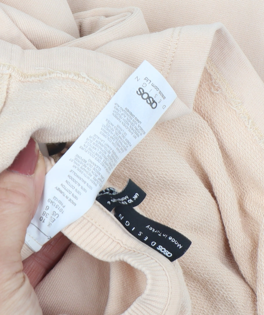 ASOS Women’s Beige Pullover Sweatshirt Size 10