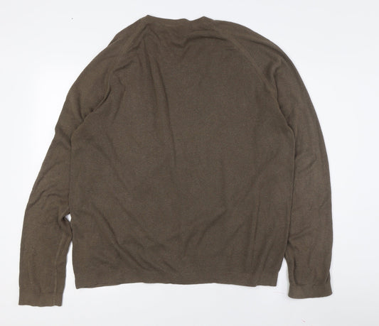 Ted Baker Men’s Brown Graphic Pullover Jumper L