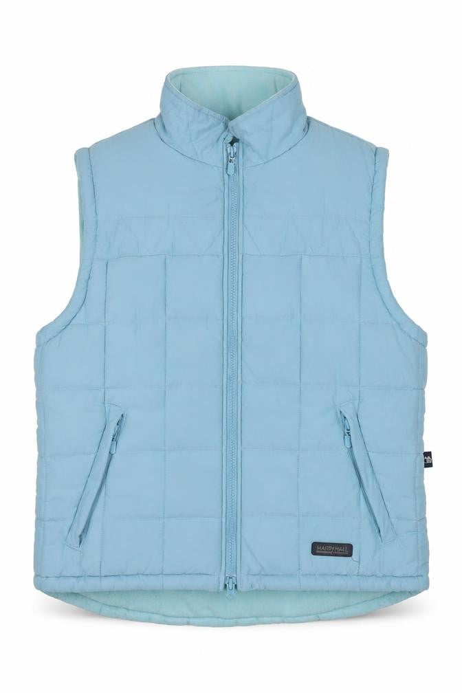 Womens UK Size S Regular Harry Hall Blue Polyester Waistcoat