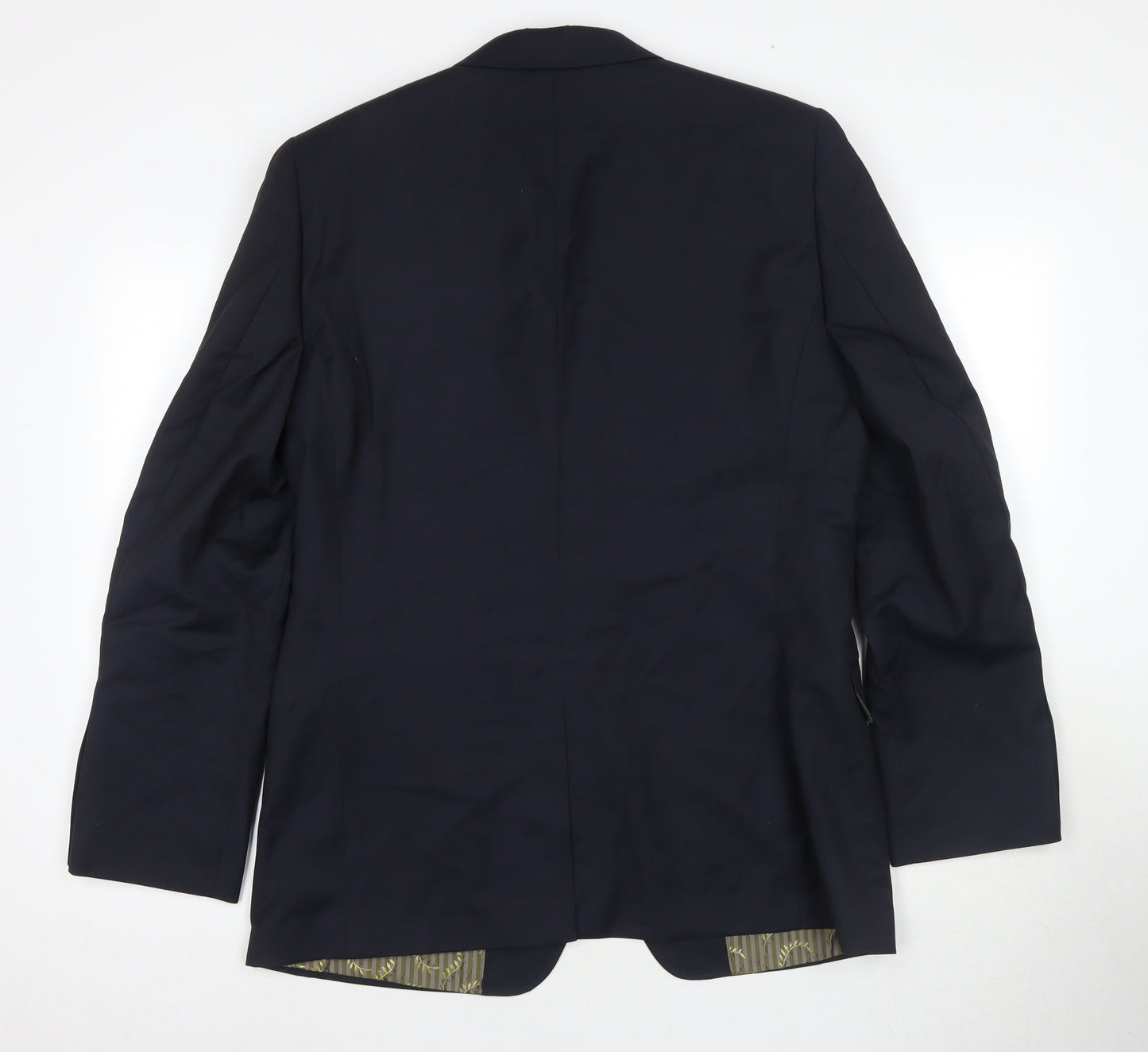 Ted Baker Men's Navy 40R Regular Fit Blazer