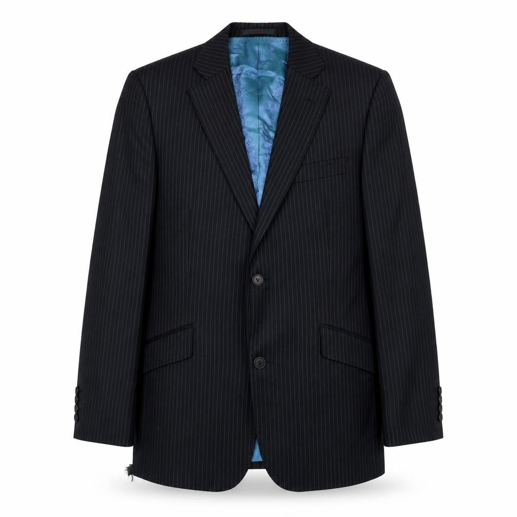 Mens 40 Chest Regular Ted Baker Black Two-Button Suit Jacket