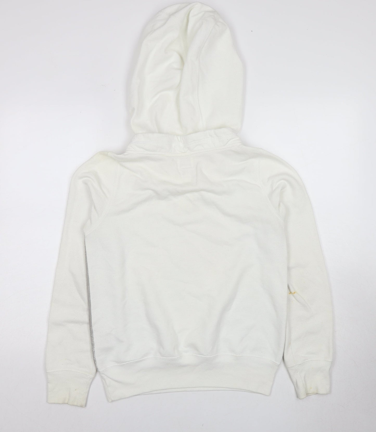 Diesel Unisex White Graphic Print Pullover Hoodie S