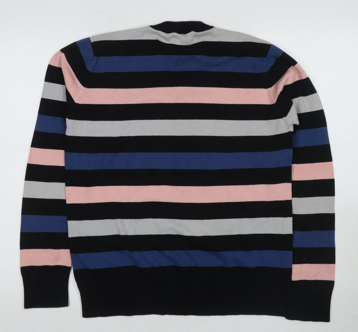 Jack & Jones Men's Multicoloured Striped Pullover - M