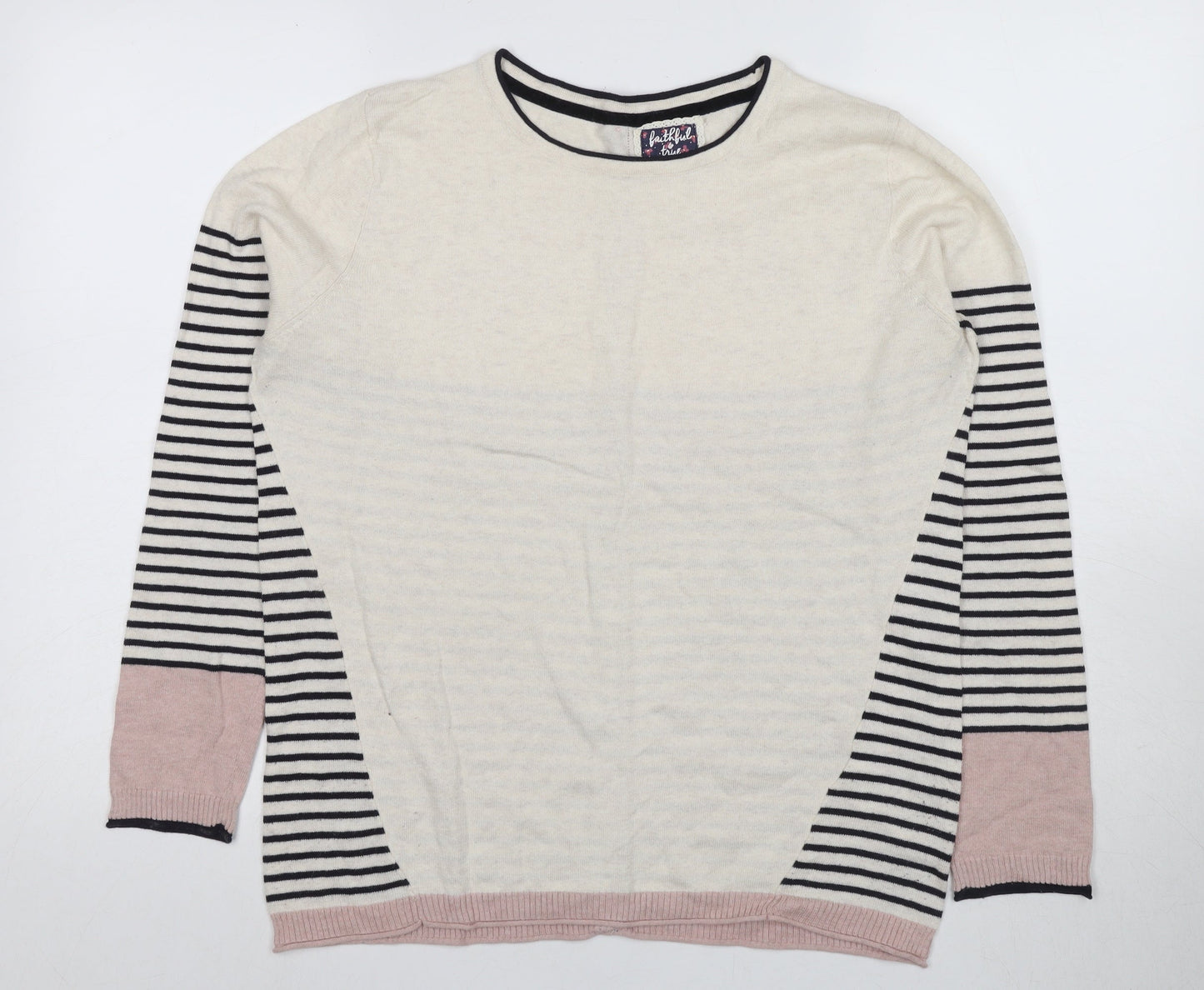 Madewell Women's Multicoloured Striped Cardigan Size 16