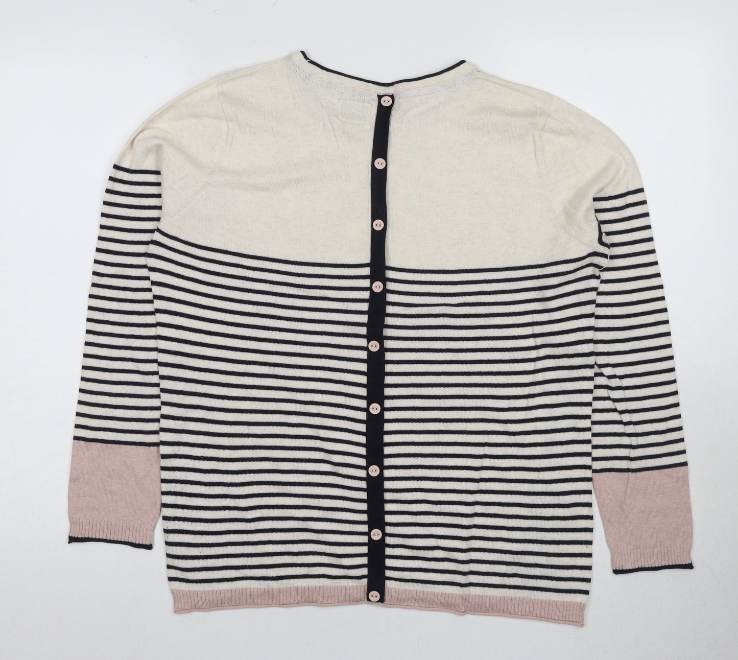 Madewell Women's Multicoloured Striped Cardigan Size 16