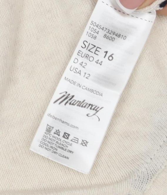 Madewell Women's Multicoloured Striped Cardigan Size 16