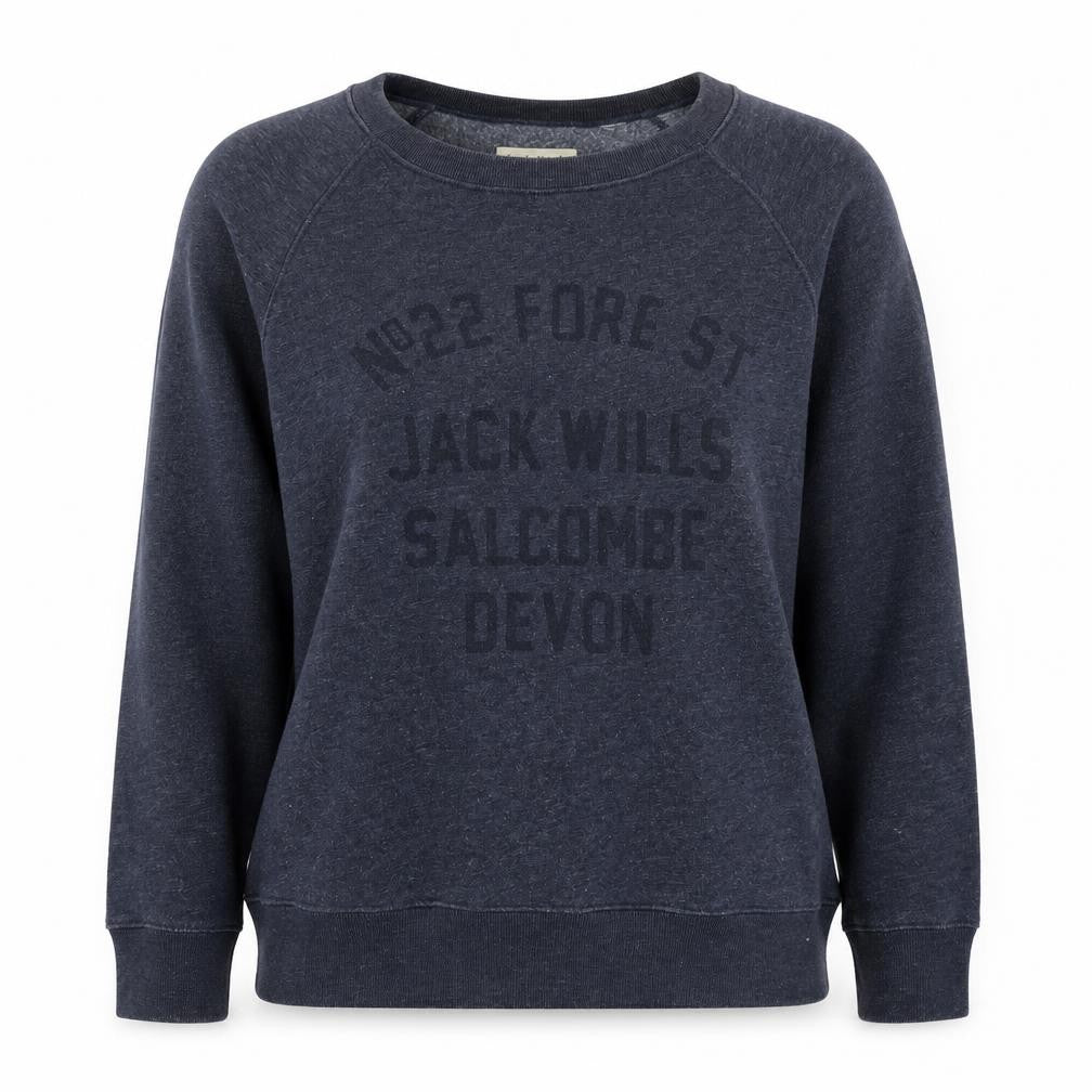 Womens UK 14 Regular Jack Wills Grey Pullover Sweatshirt