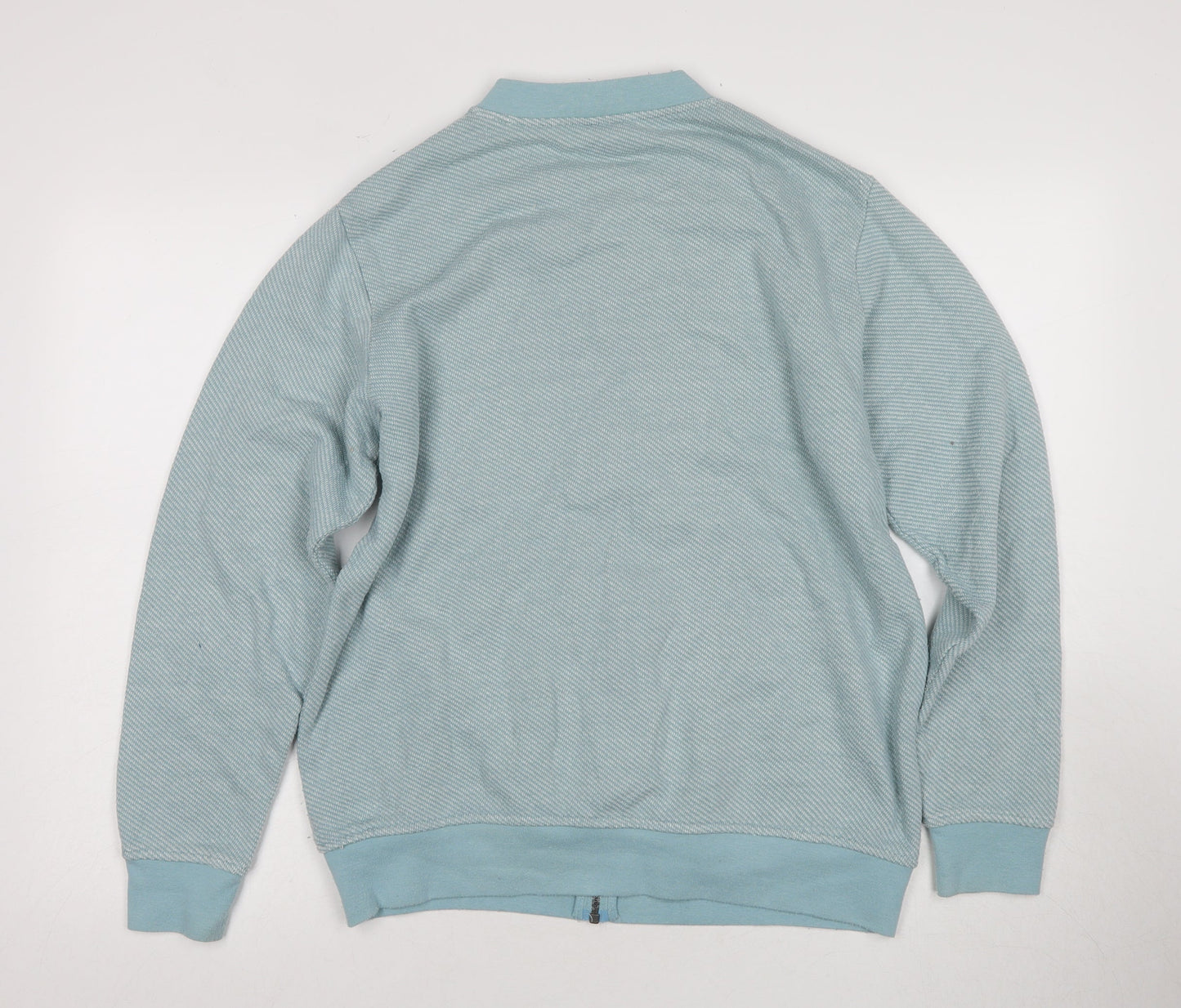 Cotton Traders Men's Blue Full Zip Sweatshirt M