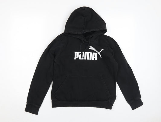 Puma Boys Black Hoodie Pullover M Casual Sportswear