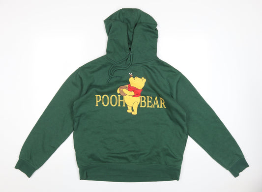 Disney Women's Green Pooh Bear Hoodie, Small