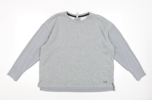 Under Armour Men's Grey Pullover Sweatshirt M