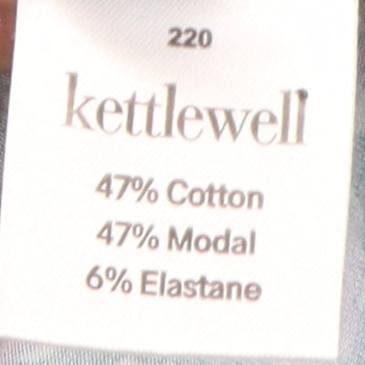 Kettlewell Women's Blue Floral Jersey Blouse Medium