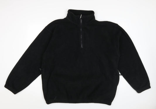 Grizzly Men's Black Fleece Sweatshirt L
