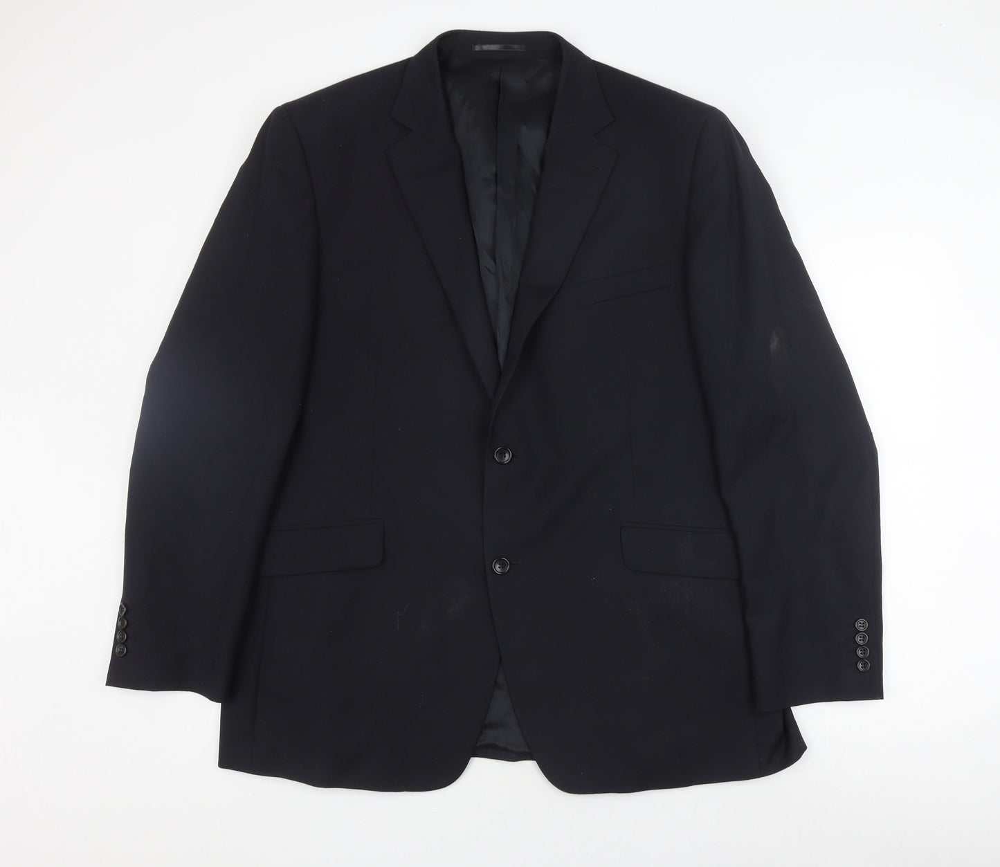 Savoy Taylors Guild Men's Black Blazer 46R Formal