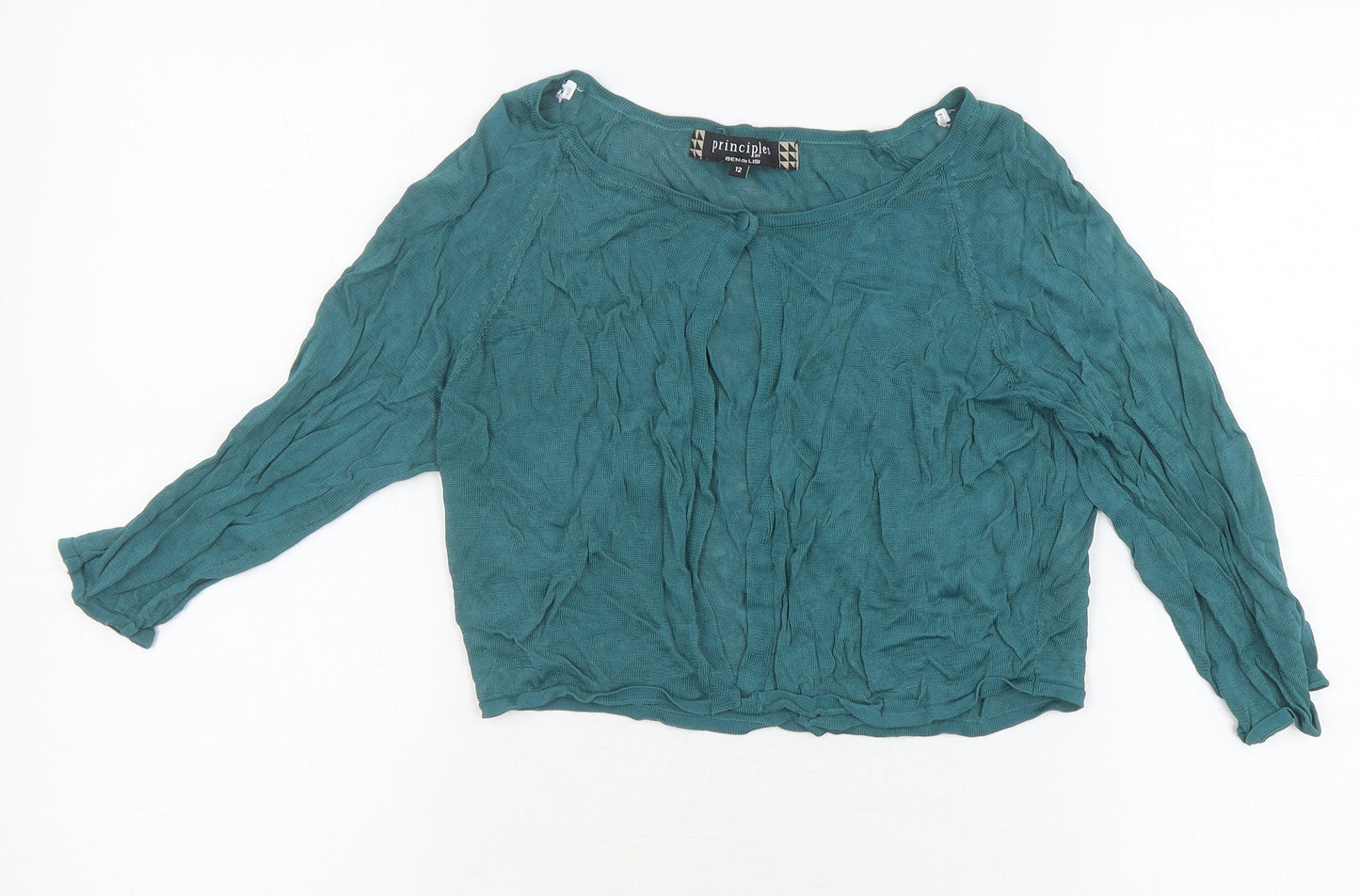 Principles Women’s Green Knit Blouse Size 12