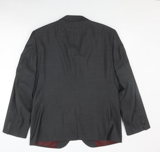 Next Men's Grey Regular Fit Blazer 44R Formal