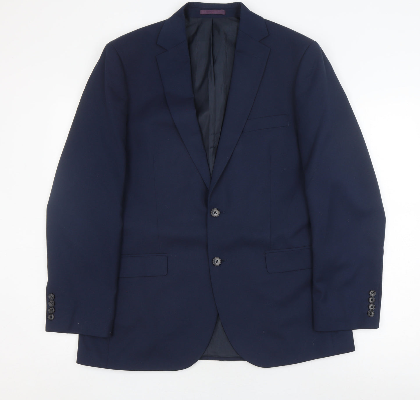 Moss Esq. Men's Blue Regular Fit Blazer 42R