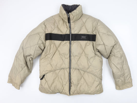 Helly Hansen Beige Men's L Puffer Jacket, Insulated